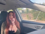 Artemisia Love 420 Smoke Fetish in the car / Big Tits Flashing Full videos on OF 13/16