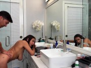 FREE USE my step sis while shes doing her make up - HAILEY ROSE (IG: @HaileyRoseFcks) 15/16