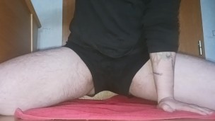 I need to piss myself before I can cum