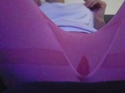 Squirting and soaking my leggins. Part I. 10/16