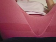 Squirting and soaking my leggins. Part I. 6/16