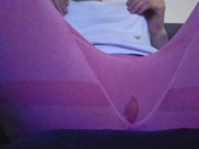 Squirting and soaking my leggins. Part I. 8/16