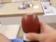 I masturbate, with Tenga fleshlight, I enjoyed it a lot, a lot of sperm 6/16