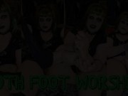 Goth foot worship TRAILER 14/16