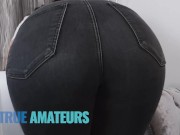 TRUE AMATEURS - Gorgeous Babe Jess Shows Her Big Ass To Mike & Seduces Him Into Fucking Her Asshole 1/16