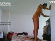 SOLO FEMALE SEXY EXOTIC LIGHT BROWN SKIN SLIM SKINNY BEAUTIFUL MODEL 3/16