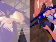 【崩壊スターレイル】黄泉(よみ)がたくさんの男達と集団セックスする3Dエロアニメーション。(崩スタ ヨミ1 Honkai Star Rail Acheron gangbang.黄泉群交) 16/16