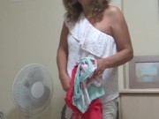 The first time my stepbrother fucked me was on the beach, he came inside me and my cum came out 1/16