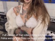 Dziwka na parkingu dla TIRów zerżnięta publicznie i zalana spermą w usta 3/16