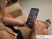 Returning the favor, the cock-hungry minx delivers a footjob, blowjob, and handjob. All wet and ready, Shalina sits on his co 1/16