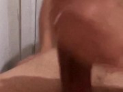 Solo masturbation until my cock squirts milk. Missing my wife traveling. 14/16