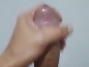 Solo masturbation until my cock squirts milk. Missing my wife traveling. 4/16