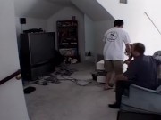 The two lesbian milfs hide to masturbate their hairy pussies 1/16