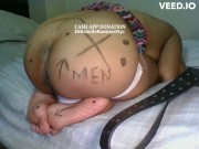 BONDAGE BELT COSPLAY BOND SOLO FEMALE BIG BOOTY ROUND BROWN 10/16