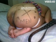 BONDAGE BELT COSPLAY BOND SOLO FEMALE BIG BOOTY ROUND BROWN 11/16