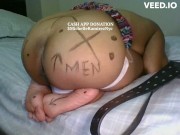 BONDAGE BELT COSPLAY BOND SOLO FEMALE BIG BOOTY ROUND BROWN 5/16