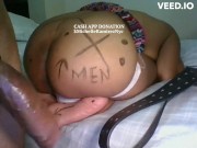 BONDAGE BELT COSPLAY BOND SOLO FEMALE BIG BOOTY ROUND BROWN 7/16