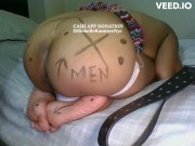 BONDAGE BELT COSPLAY BOND SOLO FEMALE BIG BOOTY ROUND BROWN 9/16