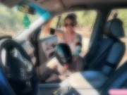 Femdom Content Creator Pegging a Stranger Outdoors 16/16