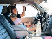 Femdom Content Creator Pegging a Stranger Outdoors 3/16