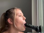 Blowing my favorite toy 12/16