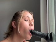 Blowing my favorite toy 4/16