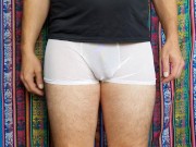 4K White Mesh Transparent Underwear Review 15/16