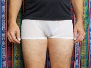 4K White Mesh Transparent Underwear Review 16/16