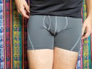 4K Red Mesh Transparent Underwear Try-on Review 6/16