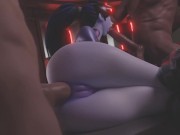 Widowmaker Threesome Anal 💜 [Overwatch Porn Animation] 12/16