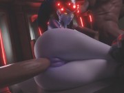 Widowmaker Threesome Anal 💜 [Overwatch Porn Animation] 16/16
