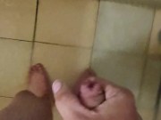 Cum shot in the shower 3/16