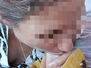 Public blowjob in the morning in a cafe 7/16