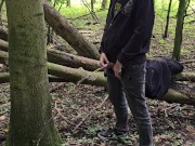 I was walking in the forest and needed to take piss 4/16