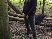 I was walking in the forest and needed to take piss 6/16