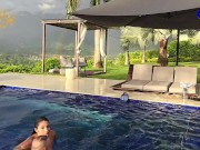Famoso fotógrafo Español folla a influencer Colombiana en la piscina del hotel-SALOMÉ GIL 12/16
