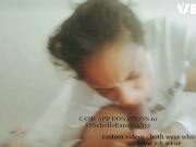 custom video BOTH WEAR WHITE T SHIRT BLOW JOB 1/16