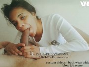 custom video BOTH WEAR WHITE T SHIRT BLOW JOB 2/16