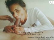 custom video BOTH WEAR WHITE T SHIRT BLOW JOB 3/16