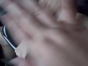 Sneaky Car Handjob Cum Denial 14/16