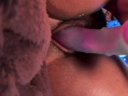 Ebony loves her new dildo Pt. 2 4/16