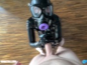 Gas Mask Latex Fuck Doll - Natallien / Of teaser 4/16