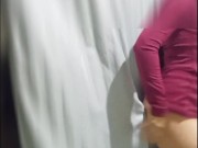 Bailecito y follada en la cortina 14/16