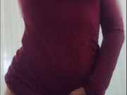 Bailecito y follada en la cortina 5/16