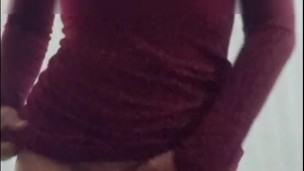 Bailecito y follada en la cortina