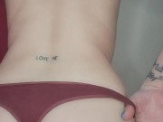 changing my old panties and showing my ass 2/16