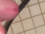 Pro Hockey Player Cums on Hockey Stick - Dane Coxx 7/16