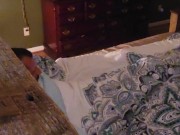 Hot blonde milf uncovers husband and sucks and fucks his huge cock 2/16