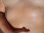 Mi coño recien depilado y mi cuerpo con aceite! 2/16