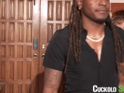 Two hung workmen take turns into Pristine's butthole 2/16